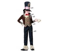 Costume Cappellaio Matto Atosa Bambino Carnevale Alice nel Paese delle Meravigli
