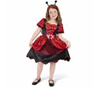 Costume Carnevale Bambina Da Coccinella Vestito Di Halloween Travestimento Bimba