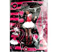COSTUME CARNEVALE BAMBINA MONSTER HIGH Draculaura 12 14 ANNI HALLOWEEN