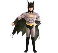 Costume carnevale bambino uomo pipistrello con muscoli PS 01609