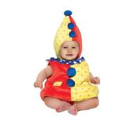 Costume carnevale clownetto saccotto neonato 6-12 mesi - carnaval queen