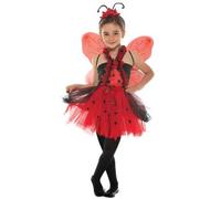 Costume carnevale coccinella bambina taglia unica - carnaval queen
