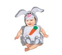 Costume carnevale coniglietto saccotto neonato 6-12 mesi - carnaval queen