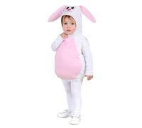 COSTUME CARNEVALE CONIGLIETTO VESTITO E COPRICAPO 1/3 ANNI BAMBIN ABITO - 1898B