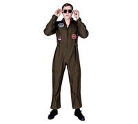Costume Carnevale Donna Costumi da Carnevale per Uomo Costumi da Palcoscenico dell'Aeronautica Militare Festa Cosplay Il Mio Costume Cosplay di Toga del Mio Eroe(Brown,One Size)