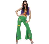 Costume Carnevale Donna Hippie, Woodstock Anni 60 PS 24878