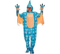 Costume Carnevale drago Halloween pterodattilo dinosauro adulti drago unisex