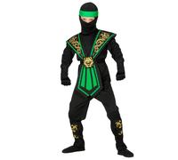 W WIDMANN MILANO Party Fashion - Costume da bambino ninja, combattente, guerriero giapponese, costumi in maschera