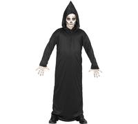 W WIDMANN MILANO Party Fashion - Costume da Mietitore per bambini, tunica nera, Tristo Mietitore, costumi di carnevale, Halloween