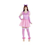 Costume Carnevale Halloween Stregatta Wonderland Donna Adulto Taglia Unica Ciao