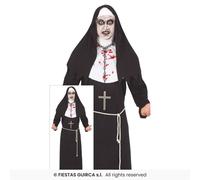 Costume Carnevale Halloween Uomo Monaco Zombi Religioso Fiestas Guirca M-L