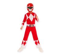 Rubies Costume Power Ranger Rosso MGM Classic per bambino e bambina, Tuta e maschera, Licenza Ufficiale Power Rangers per Carnevale, feste e cosplay