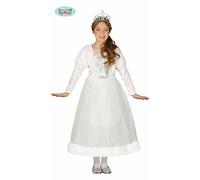 COSTUME CARNEVALE PRINCIPESSA BIANCA VESTITO GUIRCA BAMBINA NUOVO MODELLO WHITE