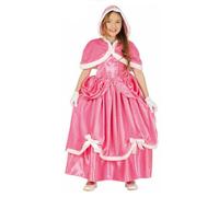 COSTUME CARNEVALE PRINCIPESSA DELLE NEVI VESTITO GUIRCA BAMBINA COLORE ROSA