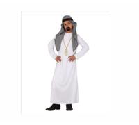 COSTUME CARNEVALE SCEICCO NEW VESTITO BAMBINO RICCO ARABO SHEIK PETROLIERE