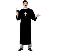 Costume Carnevale travestimento Prete Sacerdote PS 07399