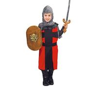 Costume Cavaliere Feudale TG 5/6 ANNI Travestimento Carnevale