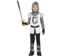 Fiestas Guirca Costume da cavaliere medievale per bambino età 7-9 anni