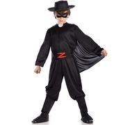 Costume Cavaliere Zorro bambino 3 anni baby Halloween Carnevale bimbo