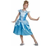 Costume Cenerentola Principessa Disney Bambina con Abito Elegante Travestimento Fiaba per Carnevale Feste a Tema Compleanni Recite Scolastiche e Cosplay Vestito da Favola Leggero e Confortevole