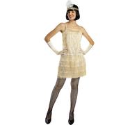 Costume Charleston anni 20 dorato per Donna Funidelia