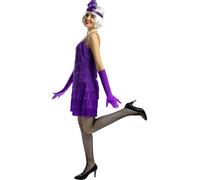 Costume Charleston anni 20 viola per Donna Funidelia
