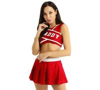 Costume Cheerleader Per Donna Uniforme Comoda