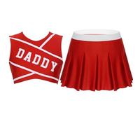 Costume Cheerleader Per Donna Uniforme Da Cheerleading Comoda E Divisa