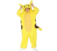 VESTITO SIMILE PIKACHU CARNEVALE BAMBINO ELECRTIC CHINCHILA TUTONE GIALLO UNISEX