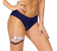 Costume Ciclo Mestruale Donna, Costume da Bagno Mestruale, Mutande Mestruali per Donna e Ragazze Pantaloni da Nuoto Slip Ciclo Costumi Assorbenti Piscina Bikini per Il periodo Blu Scuro M