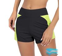 Costume Ciclo Mestruale Donna Elastico Lavabili Costumi Assorbenti Per Ciclo Conservatore Flusso Abbondante Pantaloni Da Nuoto Per Il Periodo Surf Slip Del Bikini Del Periodo Ragazza Senza Cuciture