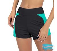 Costume Ciclo Mestruale Donna Elastico Lavabili Costumi Assorbenti Per Ciclo Conservatore Flusso Abbondante Pantaloni Da Nuoto Per Il Periodo Surf Slip Del Bikini Del Periodo Ragazza Senza Cuciture