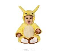 COSTUME PIKACHU CARNEVALE VESTITO GUIRCA NEONATO ABITO POKEMON BAMBINO TUTINA