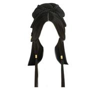 Costume Cinese, Vestito Cinese da Donna Tradizionale Intrecciato Updo Nero Lungo Hanfus Parrucca Sintetica Asiatica Costume Cosplay per Ragazze Donne, Giapponese