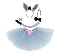 Costume Ciuchino Donna Set Di Costumi Da Asino Accessori Cosplay