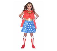 amscan 9906085, Costume da donna con Licenza Ufficiale Warner Bros DC Comics Wonder Woman (10-12 anni)