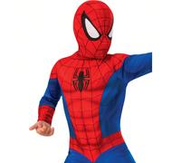 Costume classico per bambini Marvel Spiderman, costume da supereroe completo, autentico e dettagliato con maschera inclusa e web design originale, ideale per feste e carnevale - Spedizione GRATUITA ✅ 