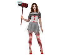 COSTUME CLOWN ASSASSINO DONNA TG. M 38-40
