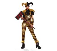 COSTUME CLOWN PERICOLOSO HARLEY QUINN TAGLIA S 38-40