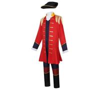 Costume coloniale patriottico storico completo con cappotto, giacca, | Giacca del padre fondatore per l'indipendenza rivoluzionaria storica per Halloween, cosplay, patriottico