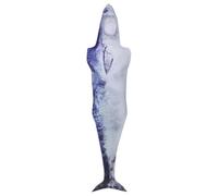 Costume Completo Da Pesce Vestito Da Squalo Per Festa