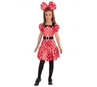 Costume completo «Topolina» - Taglia unica 4-7 Anni