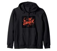 Costume con scritta "Nice In Danger" per uomo e donna Felpa con Cappuccio