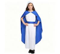 Costume cosplay da suora con mantello e sciarpa per la testa | Costume da personaggio biblico per ragazze, per fotografie, cosplay, eventi, feste, figlia, studenti