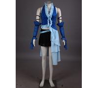 Costume cosplay FF X-2 Final Fantasy Yuna Lenne costume cantante cantante