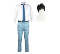 Costume Cosplay Gojo Wakana/Kitagawa Marin, uniforme scolastica JK, XS-3XL | Uniformi anime, Set completo, Abiti Halloween Carnevale, Costumi di spettacolo di scena