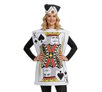 Costume Cosplay Halloween ,La Carta da Gioco con la Spallina Divisa e Divertente | Cappello Accessorio Gioco Di Ruolo,Per Festa, Il Ballo In Maschera, Palcoscenico, Feste Di Carnevale E Spettacolo