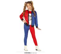 Costume Cosplay Harley Queen Joker Rock Diva Halloween Joker anni 5 6 anni