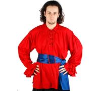 Costume cosplay poeta rinascimentale pirata medievale John Cook camicia C1007