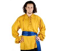 Costume cosplay poeta rinascimentale pirata medievale John Cook camicia C1007